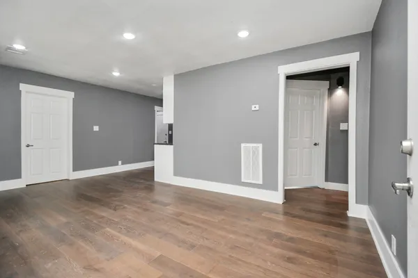 a view of wooden floor