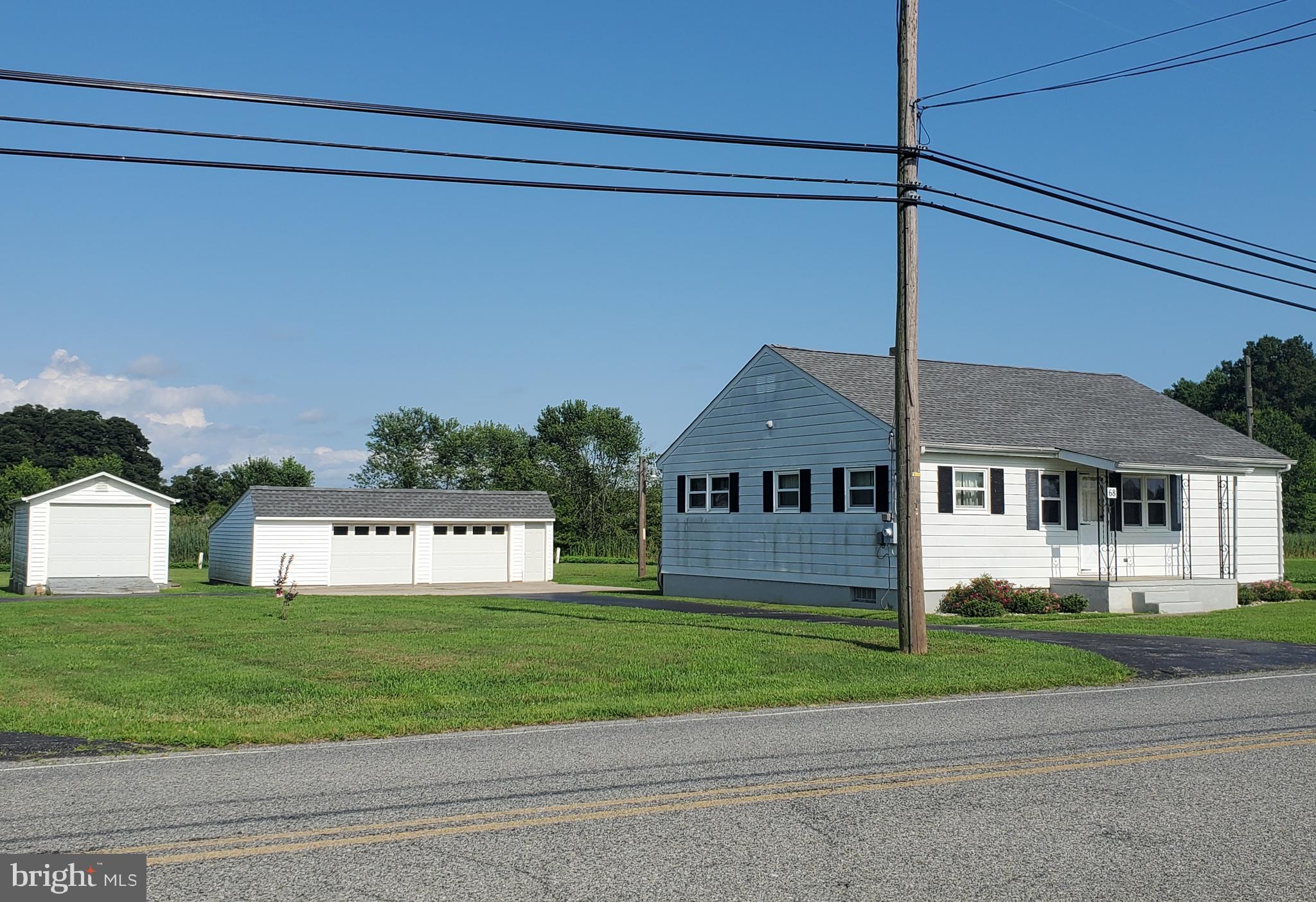 a house view with a garden