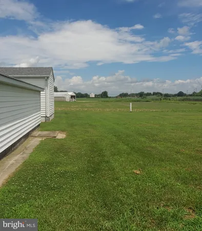 a view of an ocean from a yard