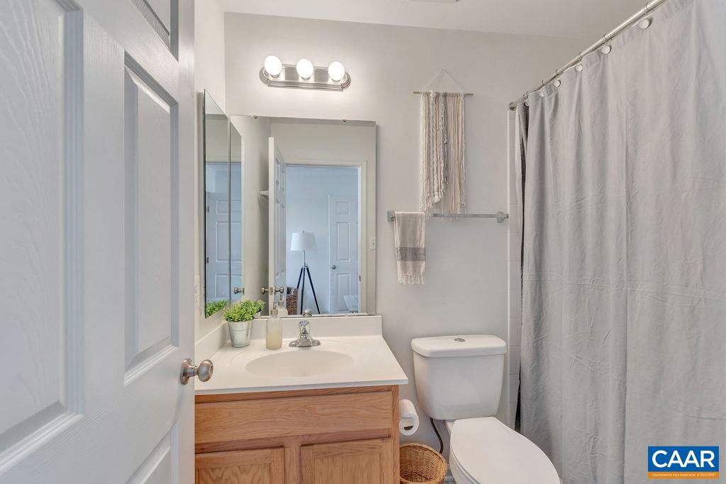 357 Rolkin Road Charlottesville, VA 22911 - Photo 22 of 37 a bathroom with a toilet a sink and a mirror