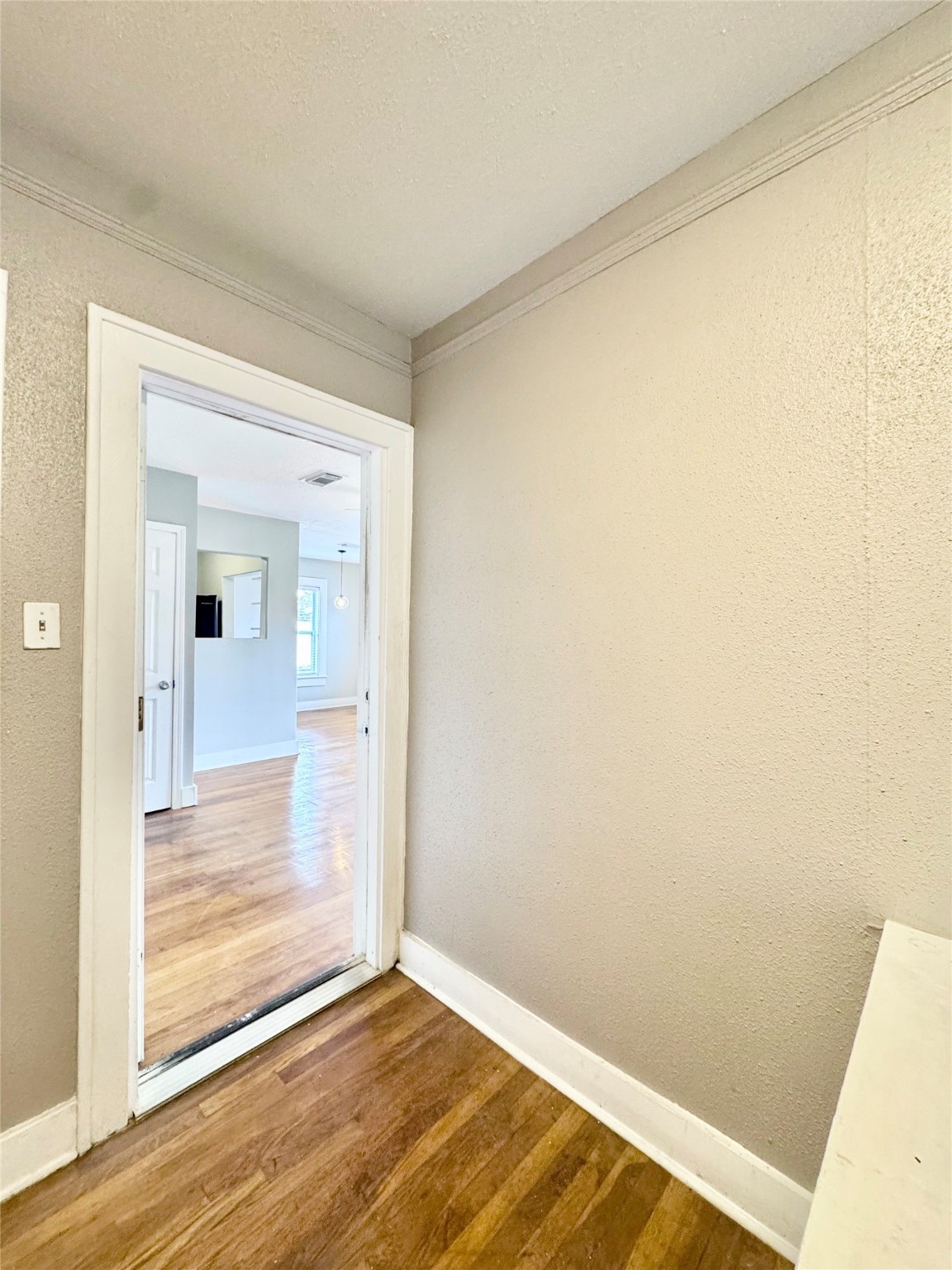 629 East 11th Street, Unit 4 Houston, TX 77008 - Photo 29 of 29 Door to the unit inside the "lobby". Landing is shared with neighbor but could be some extra small usable space!