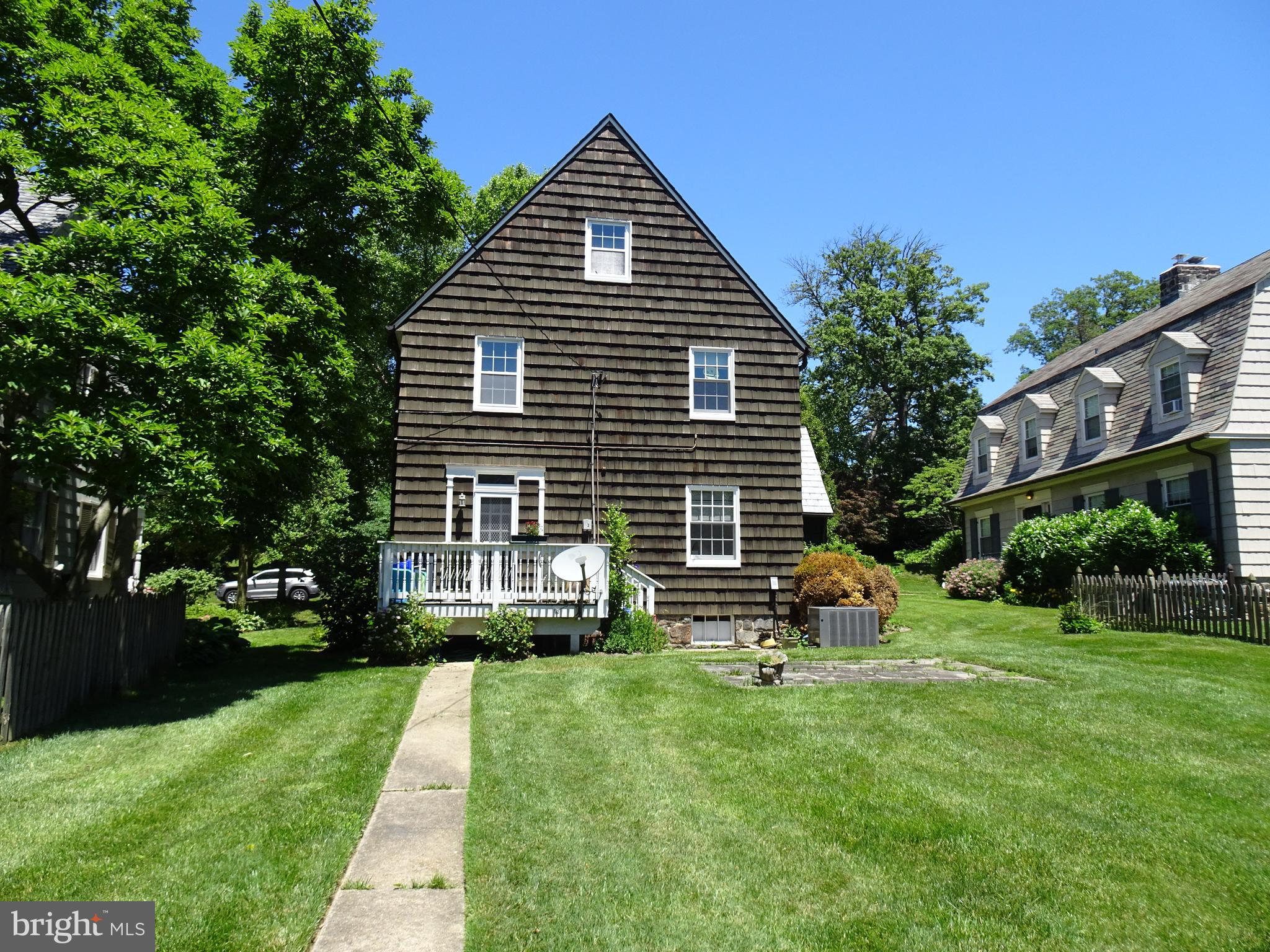 343 Tunbridge Road Baltimore, MD 21212 - Photo 35 of 39 VIEW OF THE BACK OF THE HOUSE FROM THE GARAGE