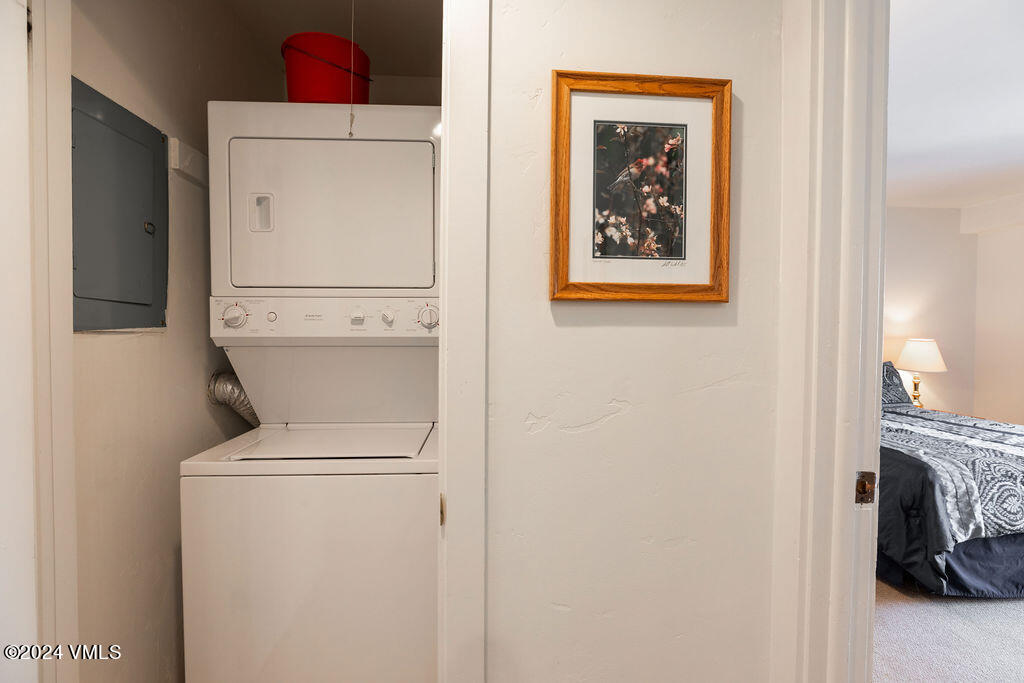 993 Lions Ridge Loop, Unit 343 Vail, CO 81657 - Photo 12 of 15 a utility room with dryer and washer
