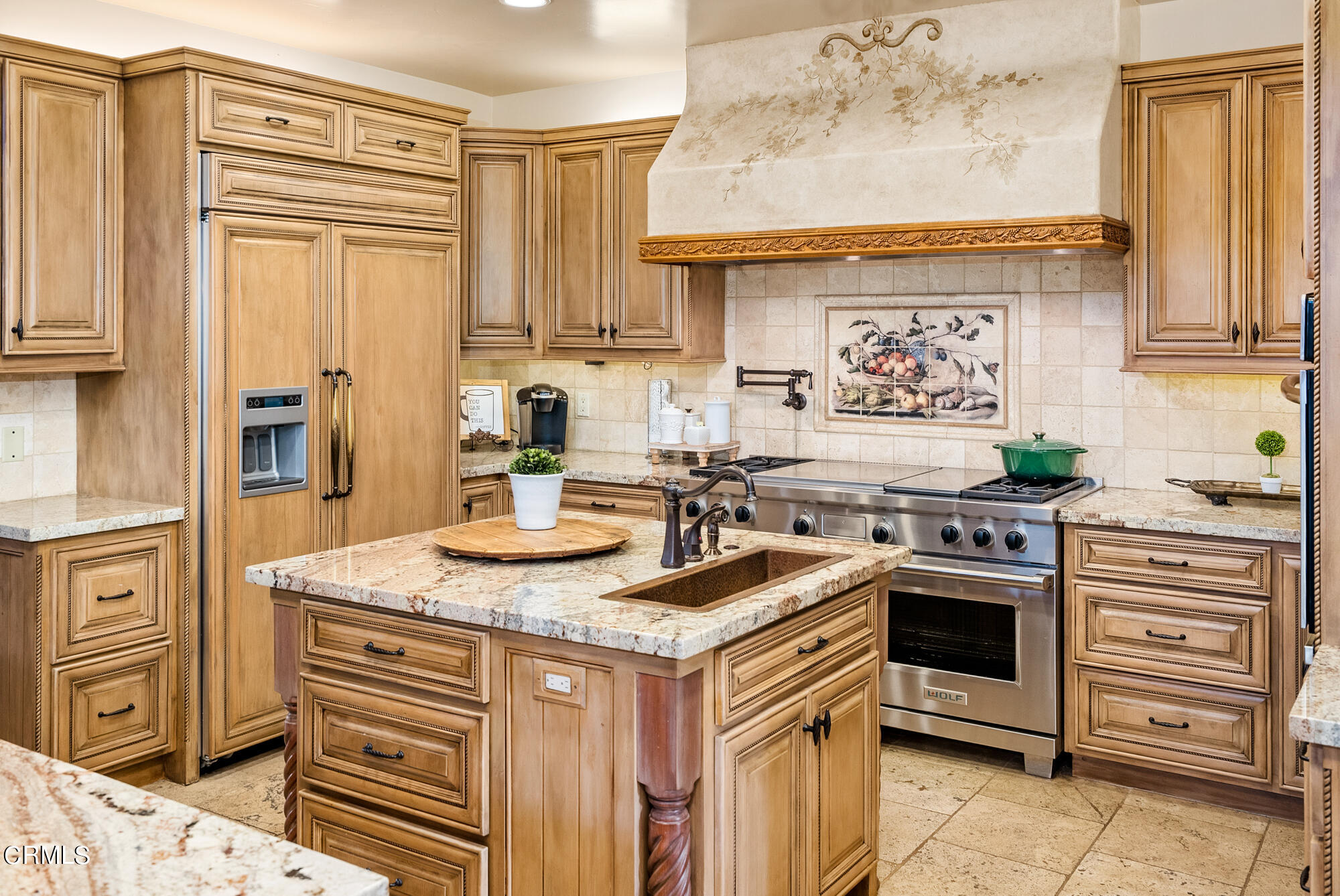 6060 Jardine Road Paso Robles, CA 93446 - Photo 15 of 74 a kitchen with stainless steel appliances granite countertop a stove and a sink