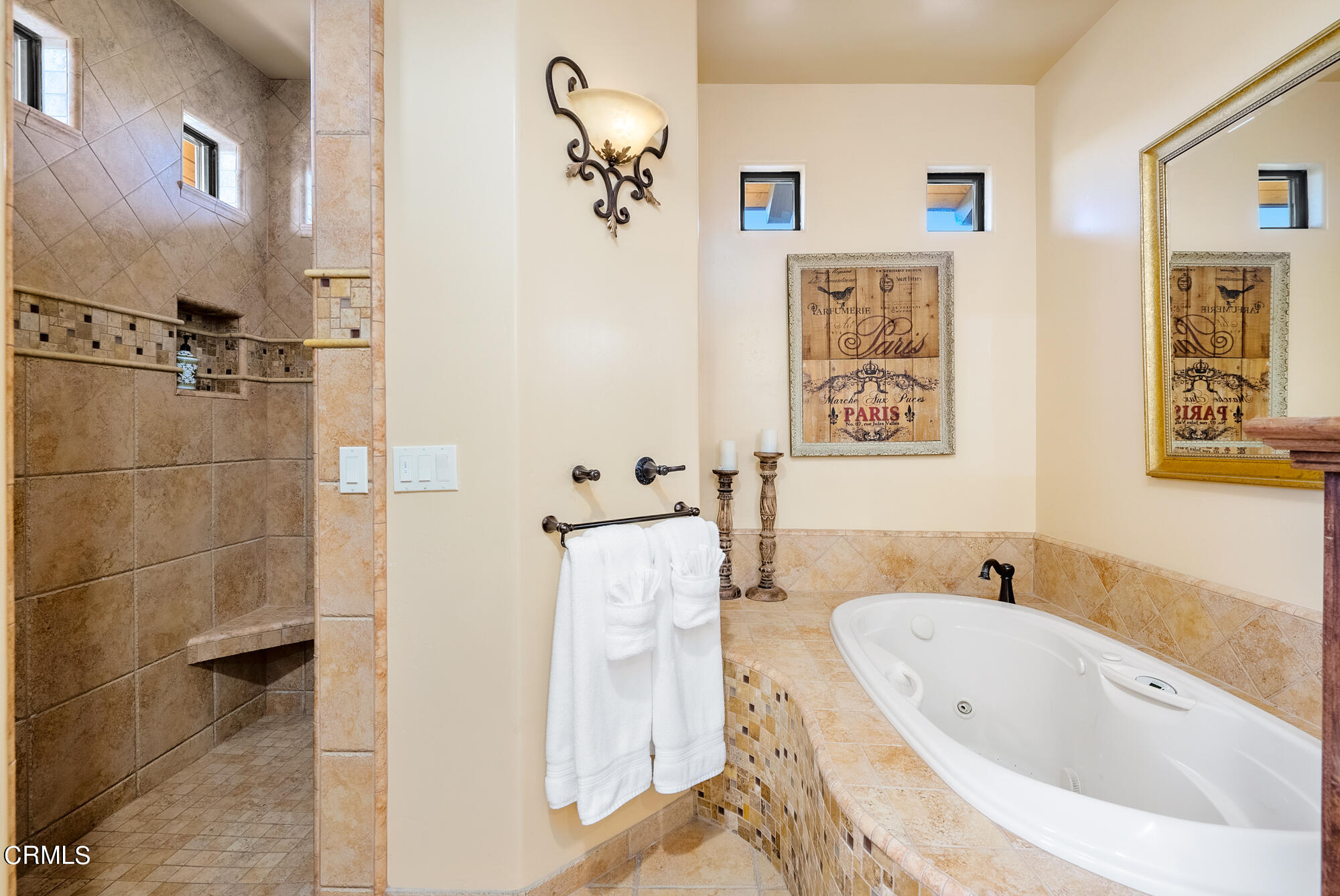 6060 Jardine Road Paso Robles, CA 93446 - Photo 26 of 74 a bathroom with a bathtub and shower