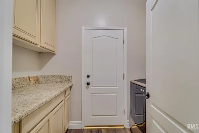 a view of storage and utility room