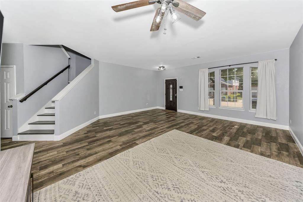 13637 Cherokee Ranch Road Fort Worth, TX 76262 - Photo 3 of 37 Downstairs living/dining space view 1