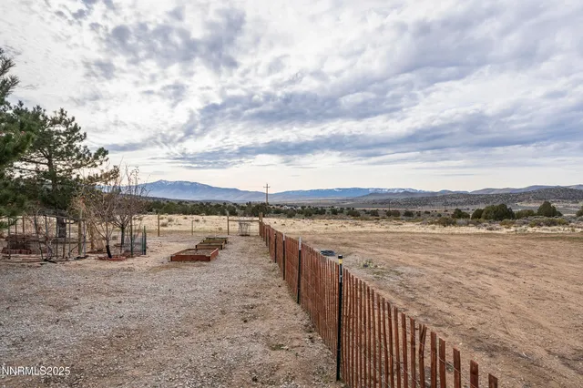 a view of a lake with a mountain