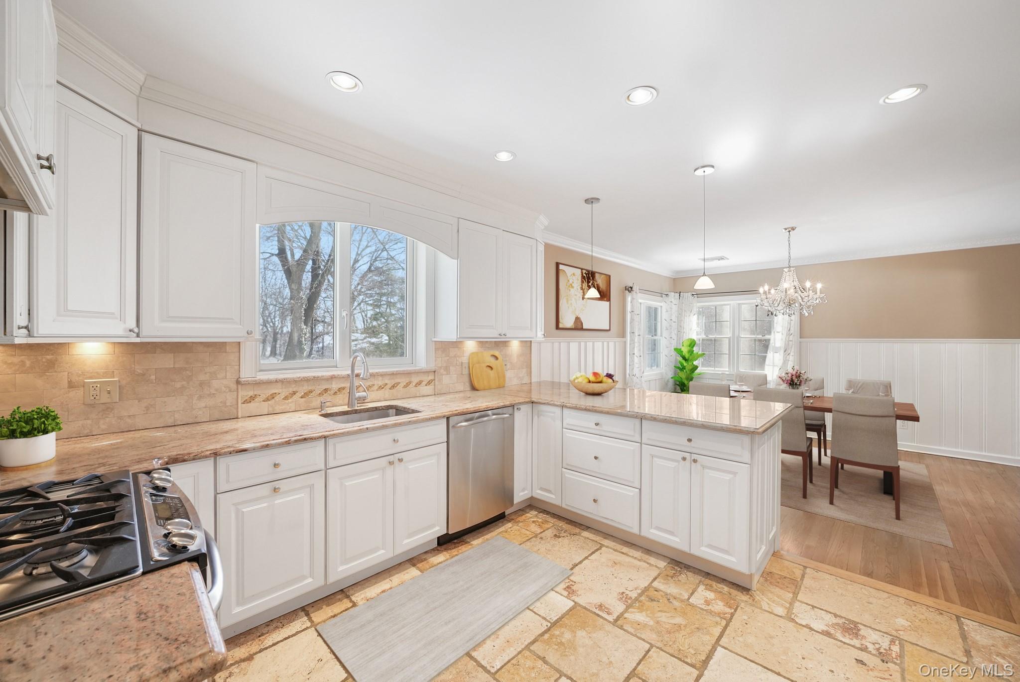 100 Yale Road Hartsdale, NY 10530 - Photo 15 of 42 a kitchen with sink and cabinets