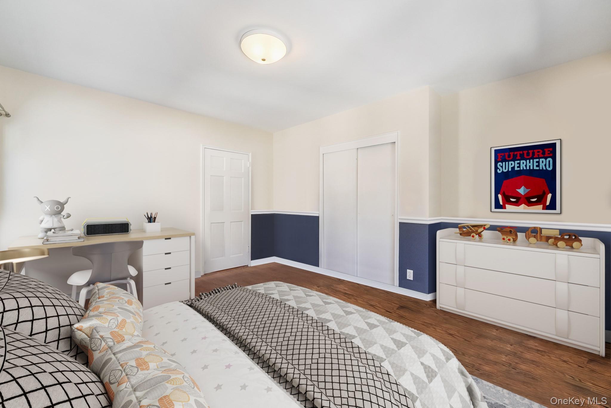 100 Yale Road Hartsdale, NY 10530 - Photo 24 of 42 a bedroom with a bed and a dresser