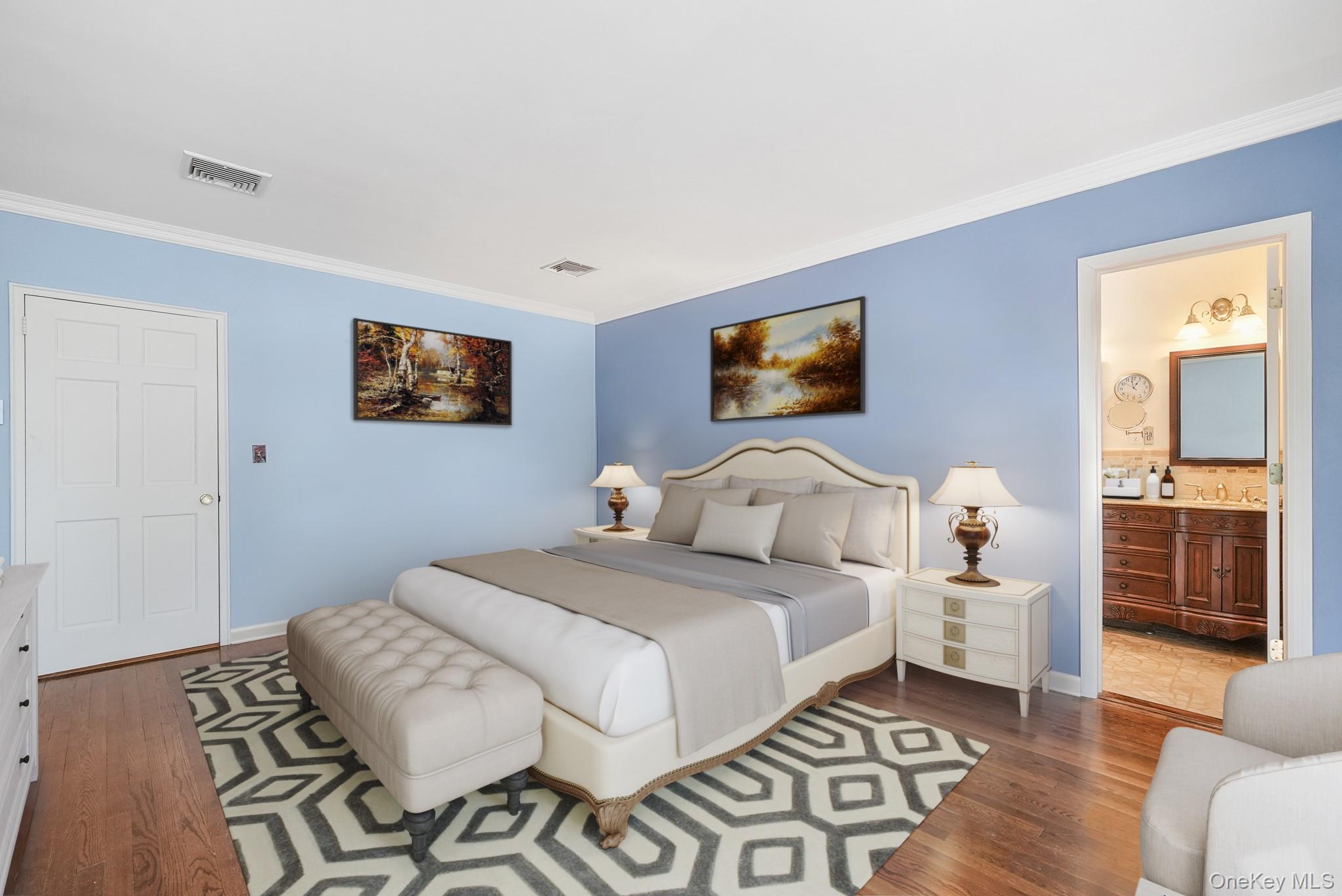 100 Yale Road Hartsdale, NY 10530 - Photo 27 of 42 a bedroom with a bed wooden floor and window