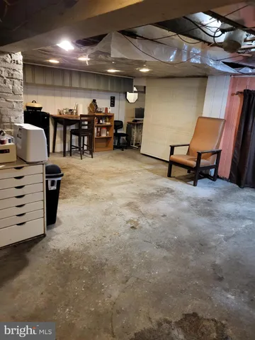 a view of storage and utility room