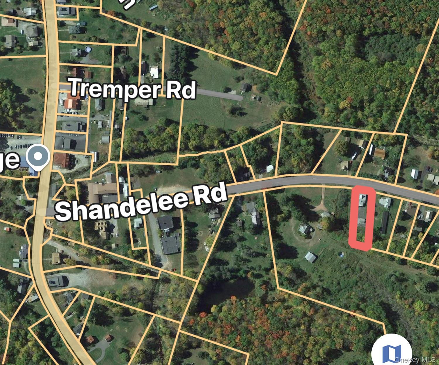 1779 Shandelee Road Livingston Manor, NY 12758 - Photo 24 of 31 Aerial overview of property's location featuring property parcel outlined