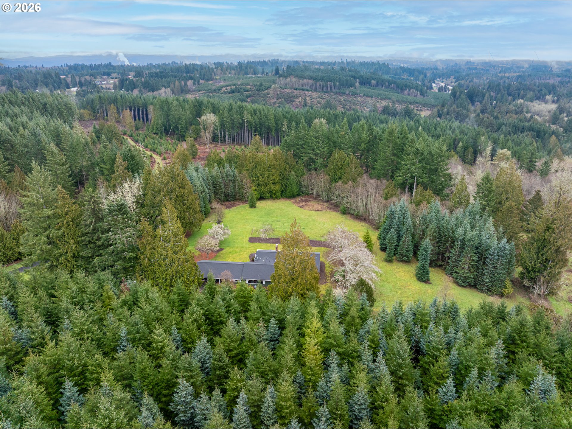 76382 Delena Mayger Road Rainier, OR 97048 - Photo 16 of 36 a view of a garden with a lake