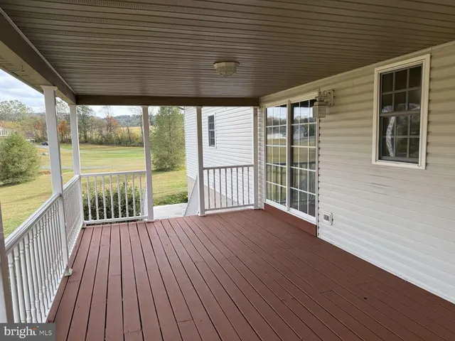 a view of a house with wooden floor