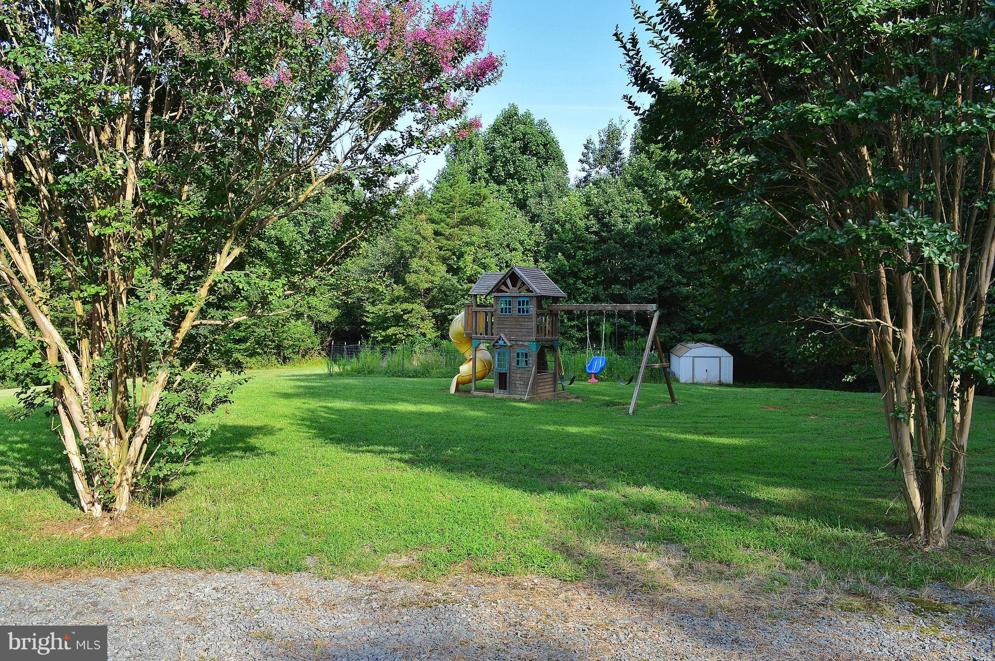 9015 Old Stillhouse Road Rixeyville, VA 22737 - Photo 20 of 21 a view of a wooden deck and a large tree