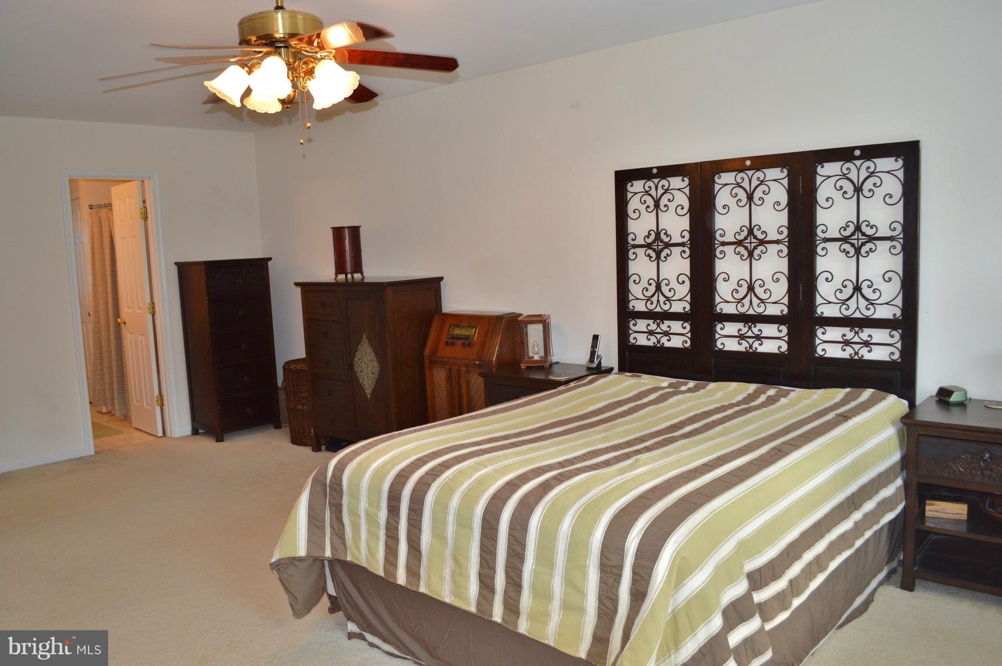 9015 Old Stillhouse Road Rixeyville, VA 22737 - Photo 9 of 21 a bedroom with a large bed and a tv