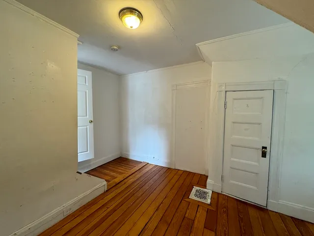 wooden floor in an empty room