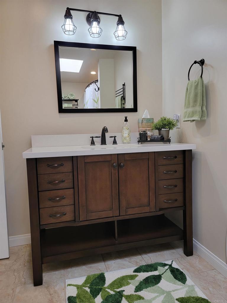 37304 Montezuma Valley Road Ranchita, CA 92066 - Photo 25 of 35 a bathroom with a sink and a mirror