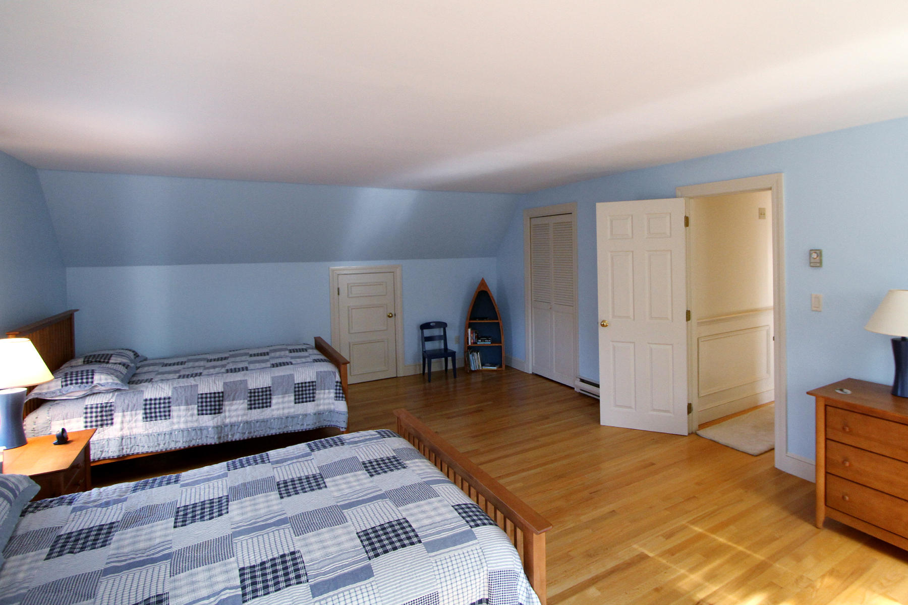 45 Doane Road Harwich Port, MA 02646 - Photo 22 of 35 a bedroom with a bed and a view of bedroom