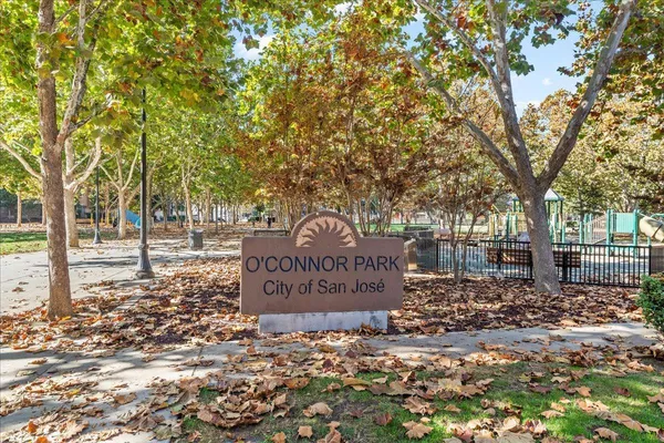 a view of outdoor space with garden