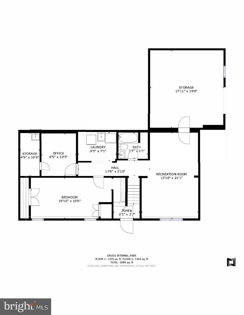 12505 Purcell Road Manassas, VA 20112 - Photo 36 of 36 Lower level floor plan