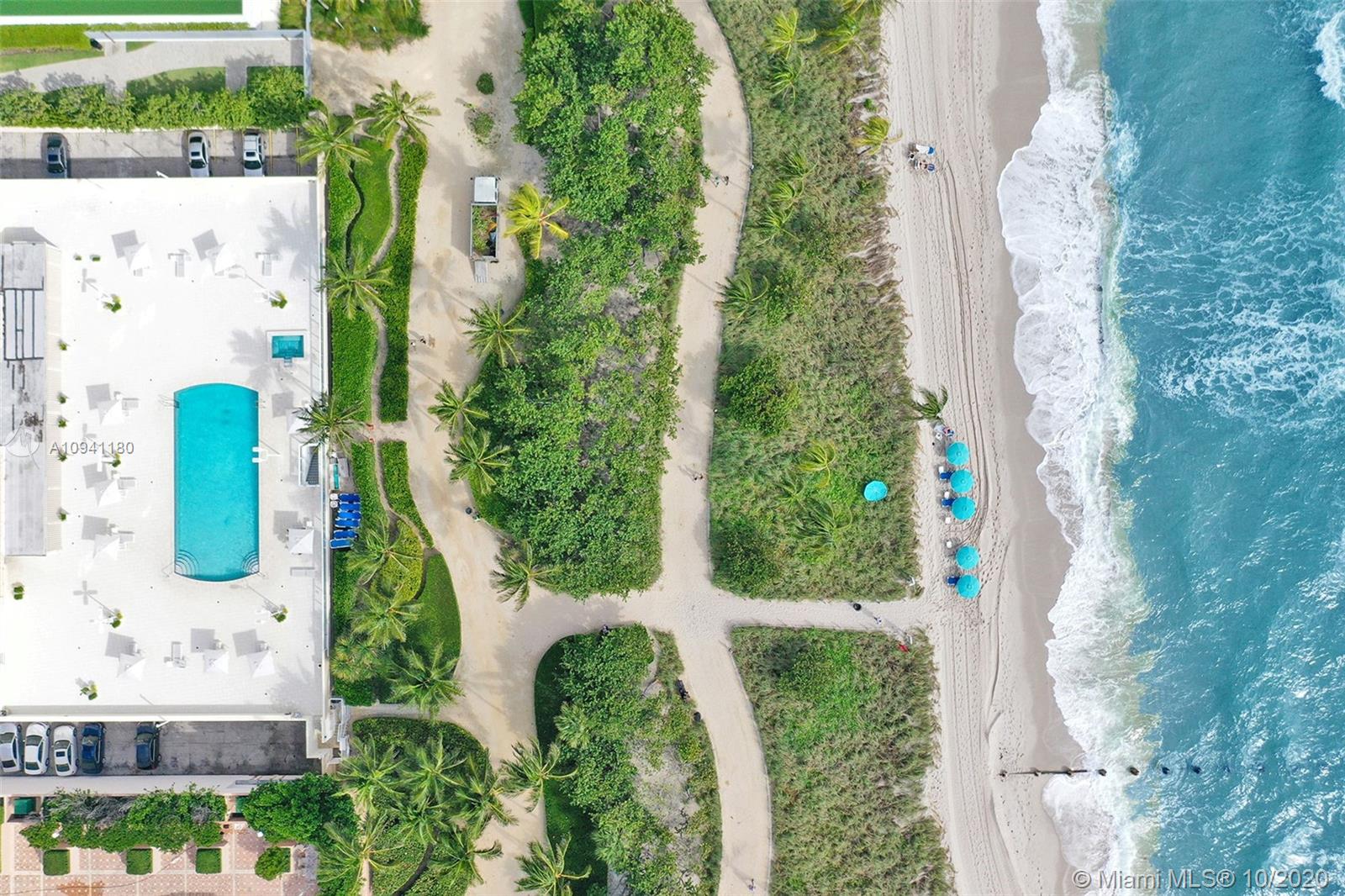 10185 Collins Avenue, Unit 818 Bal Harbour, FL 33154 - Photo 35 of 41 an aerial view of a house with outdoor space