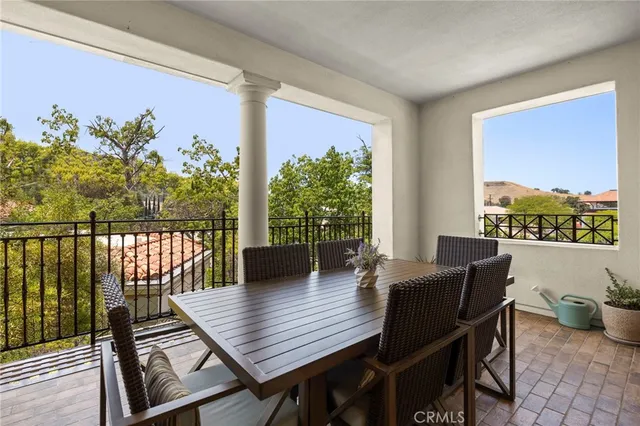 a view of a glass door with a window