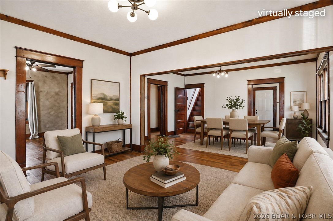 301 South Locust Street Eldon, MO 65026 - Photo 10 of 35 Virtually stage family room and dining room