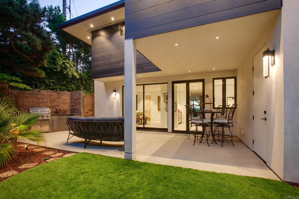 2045 Lowry Place La Jolla, CA 92037 - Photo 17 of 19 a view of a porch with furniture and garden