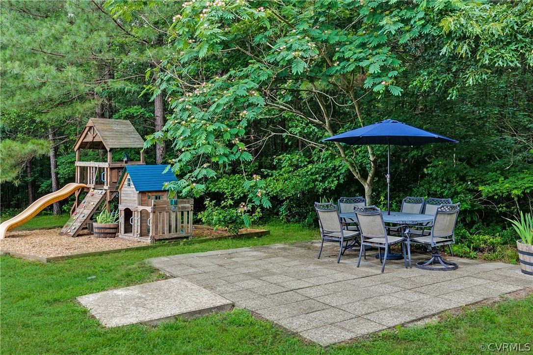 9110 Beaver Bridge Road Moseley, VA 23120 - Photo 46 of 47 This patio is perfect for entertaining!