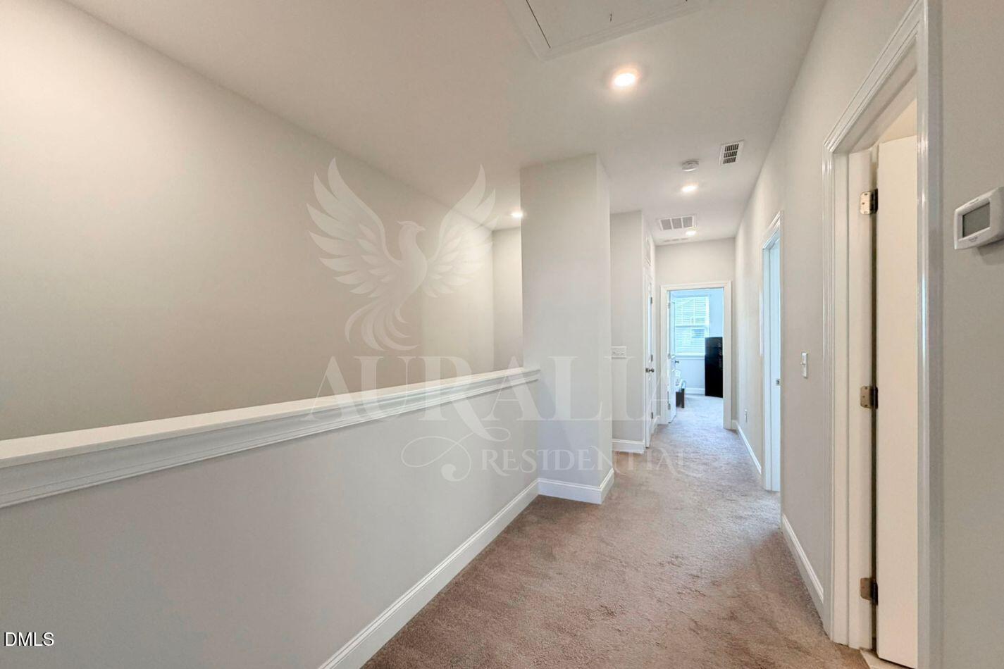 1306 Farm Pond Trail Durham, NC 27703 - Photo 33 of 46 a view of hallway with stairs