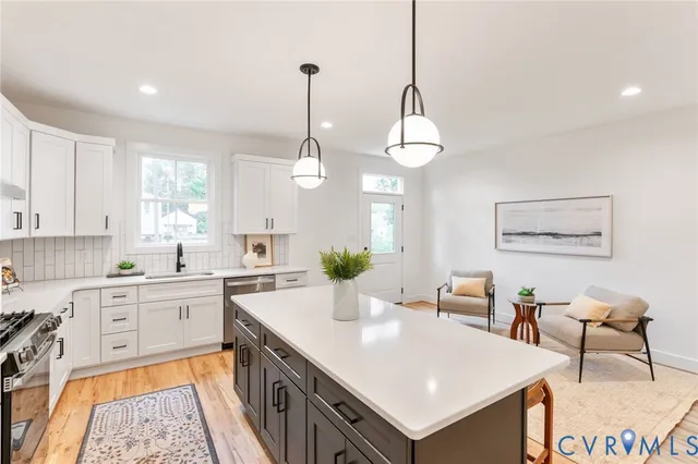 a view of a small space