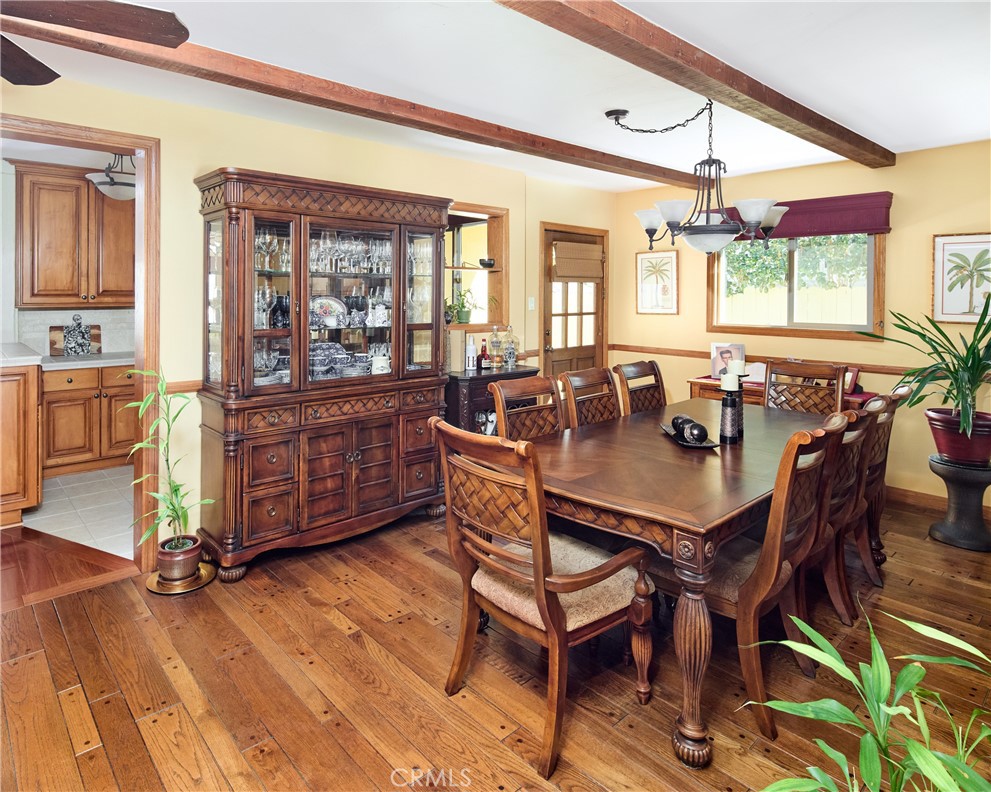 615 Bungalow Drive El Segundo, CA 90245 - Photo 7 of 28 a view of a dining room with furniture window and outside view