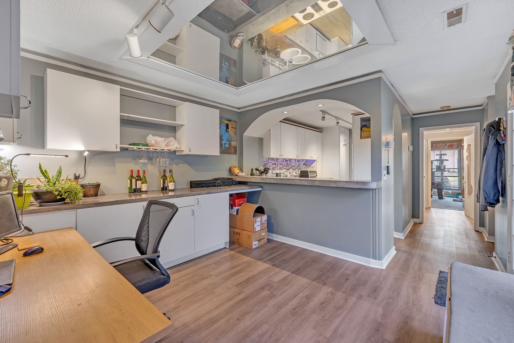 214 Harpers Mill Road Hermitage, TN 37076 - Photo 27 of 42 a view of kitchen and dining room with wooden floor