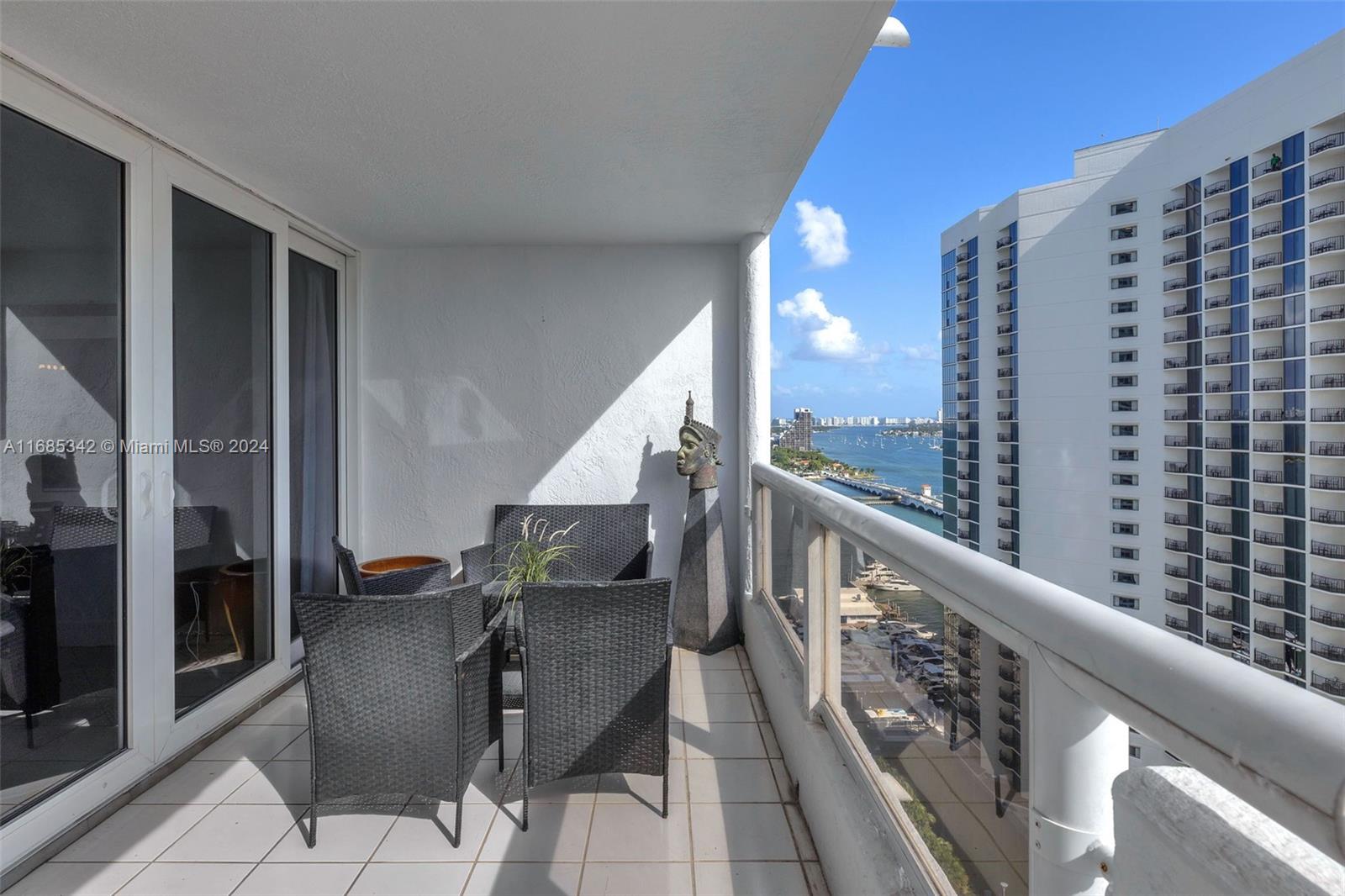 Omni Miami, FL 33132 - Photo 39 of 51 a view of balcony with furniture