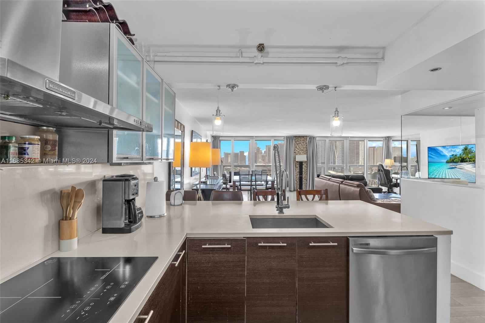 Omni Miami, FL 33132 - Photo 49 of 51 a kitchen with lots of counter top space