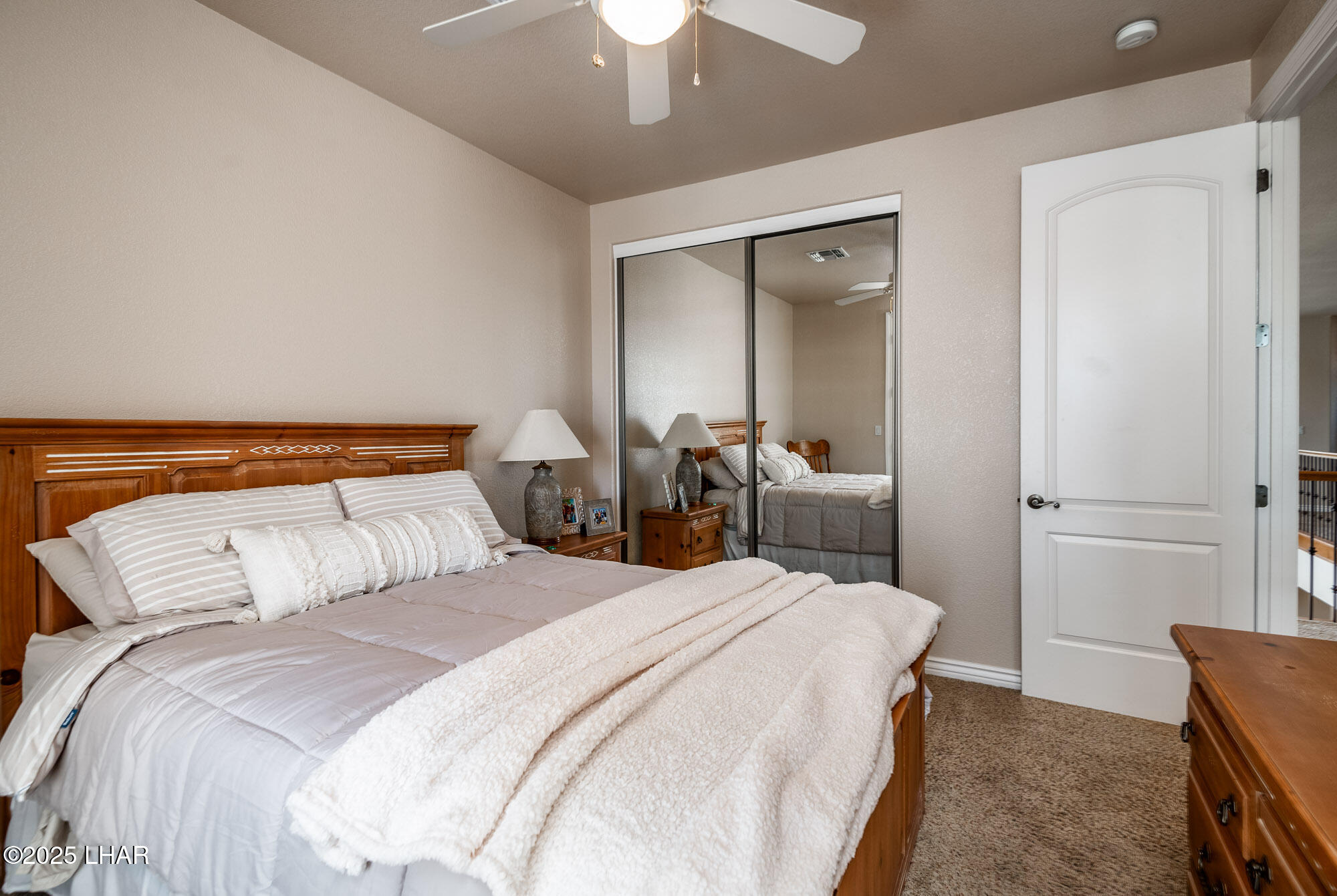 9967 Dike Road Mohave Valley, AZ 86440 - Photo 36 of 110 Upper Guest Bedroom w/ patio