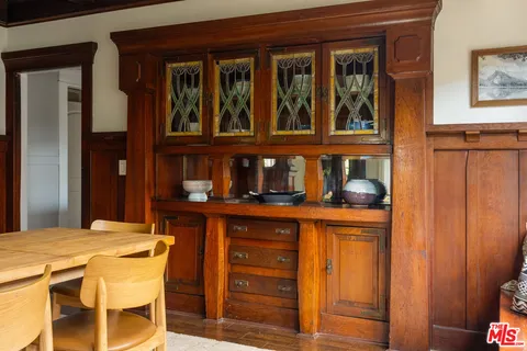 a view of painting on the wall