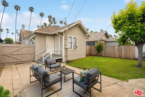 a view of a house with a patio