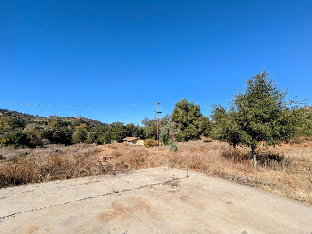 29851 Lilac Road Valley Center, CA 92082 - Photo 24 of 48 a view of a dry yard with trees in the background