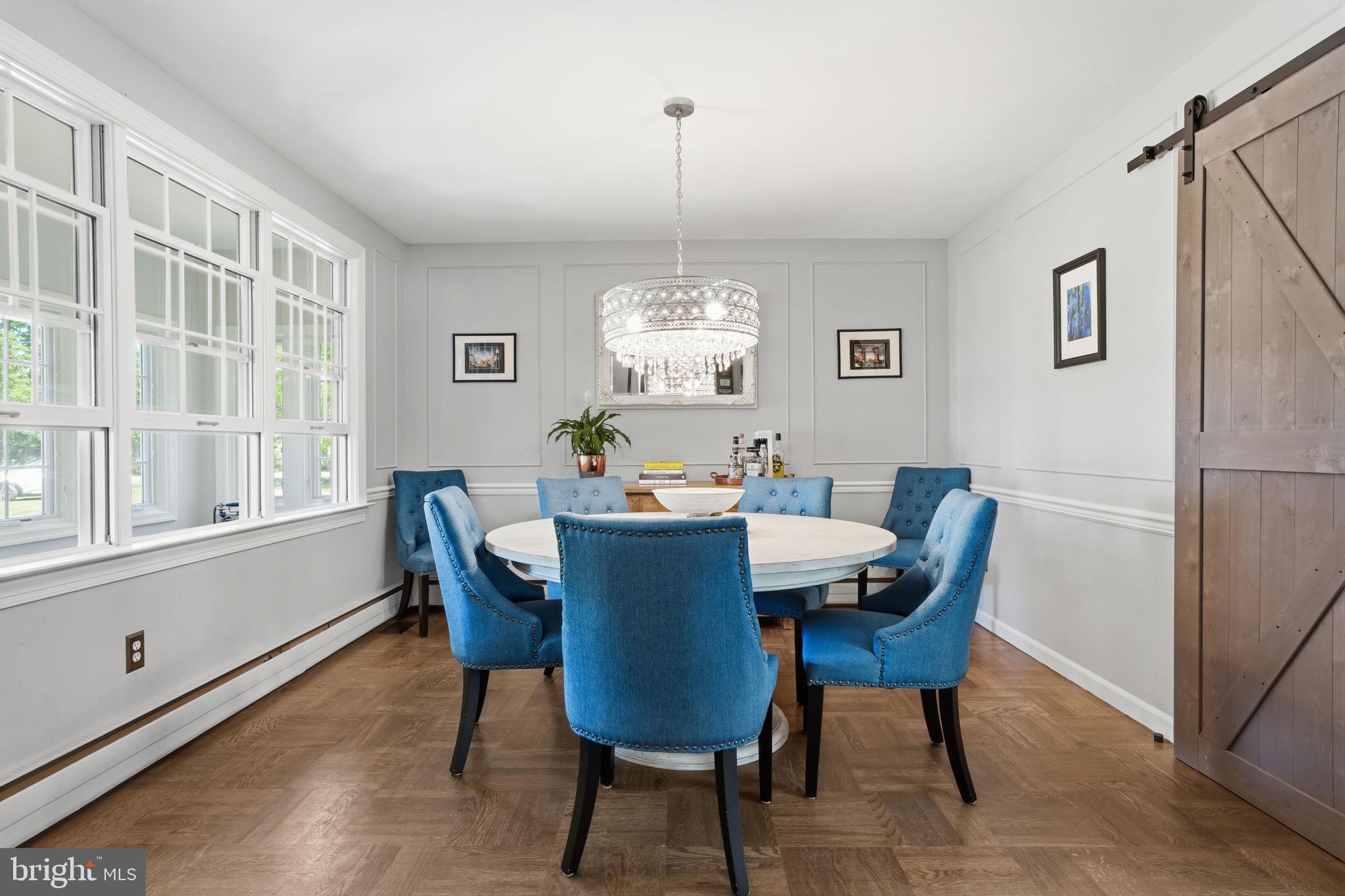 621 River Road Yardley, PA 19067 - Photo 16 of 75 a view of a dining room with furniture window and wooden floor