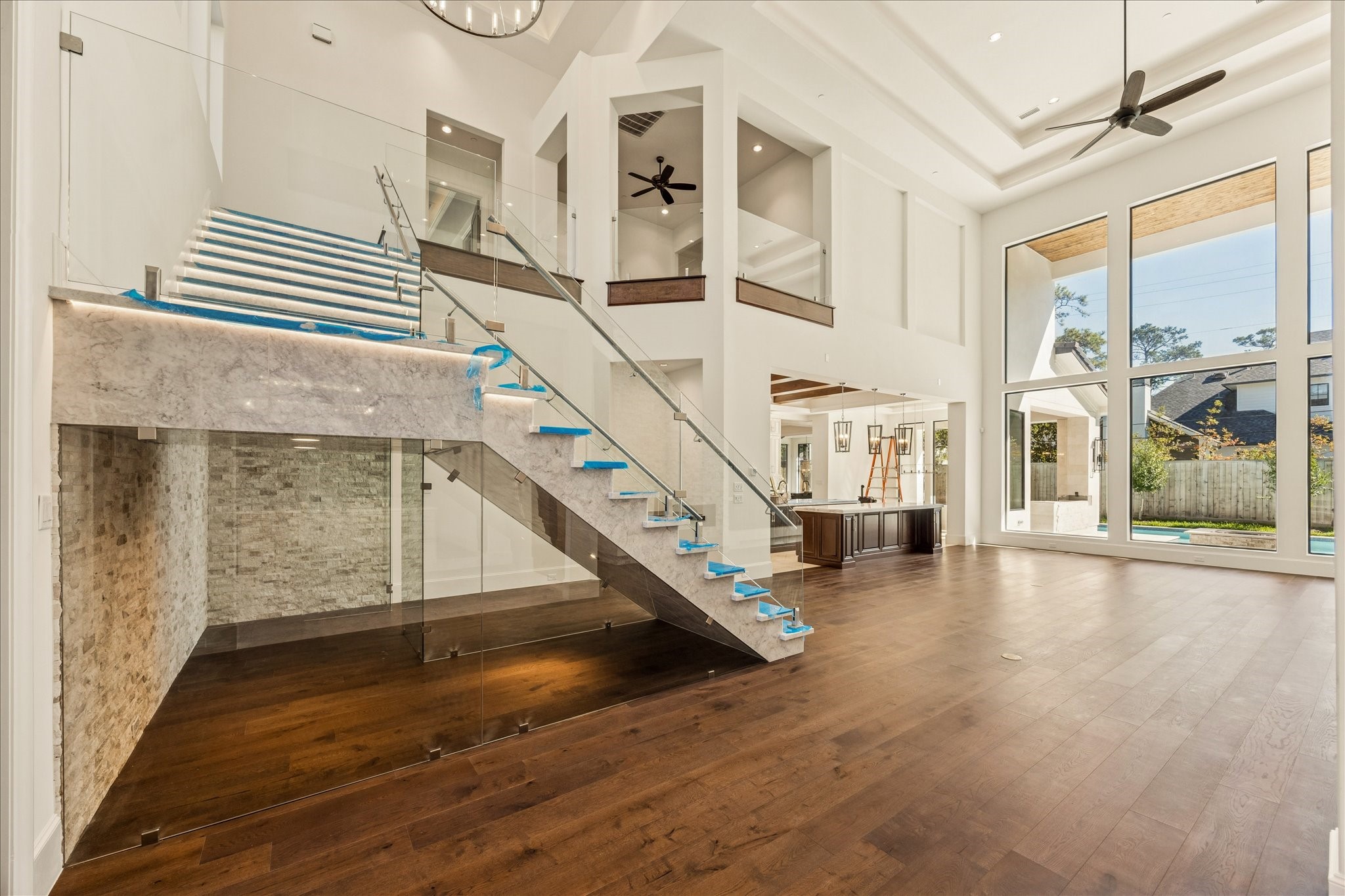 318 Knipp Road Houston, TX 77024 - Photo 2 of 44 a view of entryway and hall with wooden floor