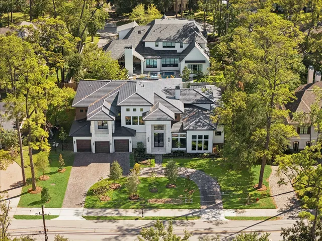 front view of house with a garden