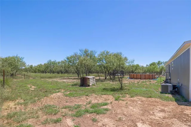 a backyard of a house