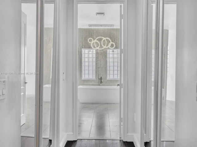 a view of swimming pool with garden