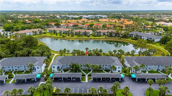 a view of a city with an outdoor space