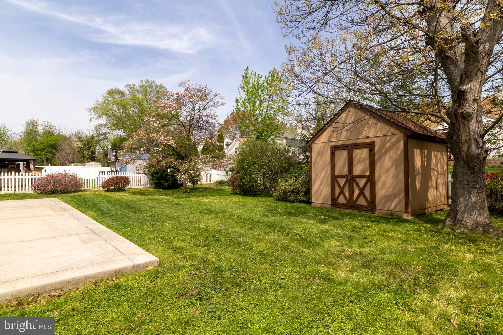 833 Emerson Street Philadelphia, PA 19111 - Photo 27 of 31 Backyard with Storage Shed