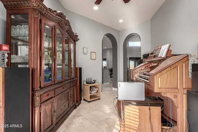 a view of living room and entryway