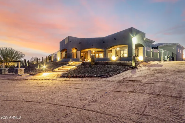 a view of a road with a beach